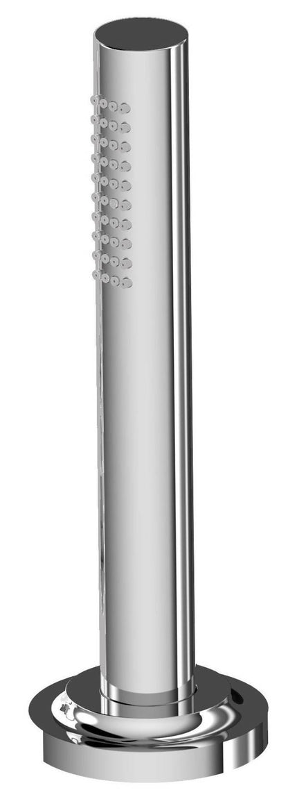 Rubinetterie Treemme 3M Appia RWIT 3C06 CC 25 Doccetta Estraibile a Mano Bordo Vasca Ad Appoggio Forma Tonda Materiale Metallo Finitura Cromata Flessibile PVC 1,5 Metri Stile Classico Contemporaneo Uscita Acqua Pioggia Portata Acqua 8 Litri Al Minuto