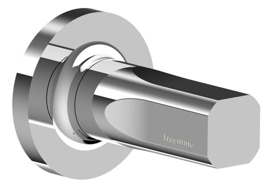 Rubinetterie Treemme 3M Appia RWIT 3C40 CC AO + RWIT 7A40 ZZ 02 Rubinetto D’Arresto 1/2” Installazione Parete Monoforo Stile Classico Contemporaneo Parte Interna Esterna Incluse Materiale Ottone Finitura Cromata