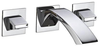 Rubinetterie Treemme Arché RWIT 0752 CC 50 + RWIT 3A60 ZZ 02 Gruppo Miscelatore Lavabo Incasso A Muro Materiale Ottone Cromata Lunghezza 208 mm