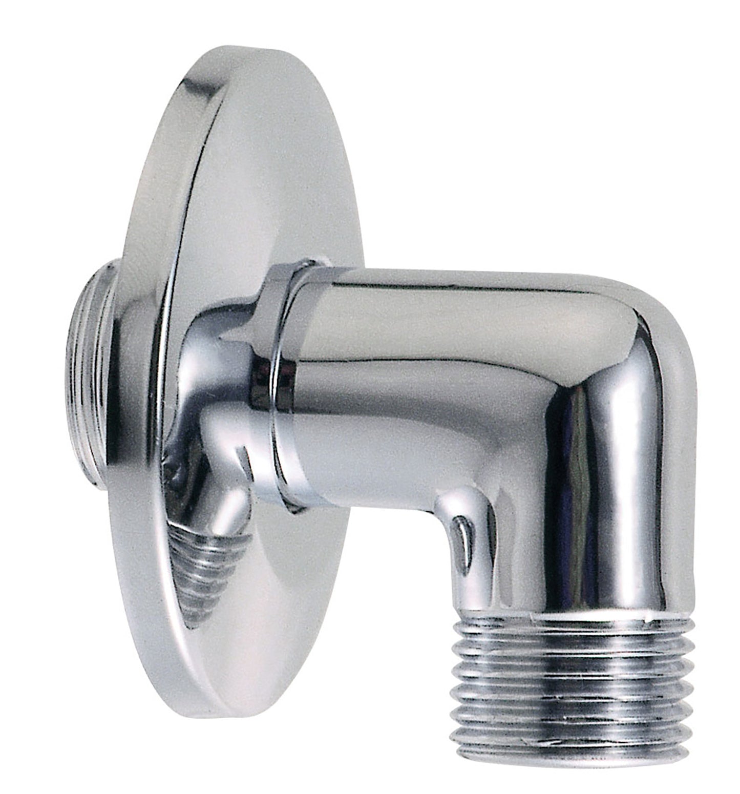 Rubinetterie Treemme 3M Contract Footprint IT 0453 CC ZZ ZZ Presa Acqua A Muro Tonda Per Doccetta a Mano Materiale Ottone Finitura Cromata