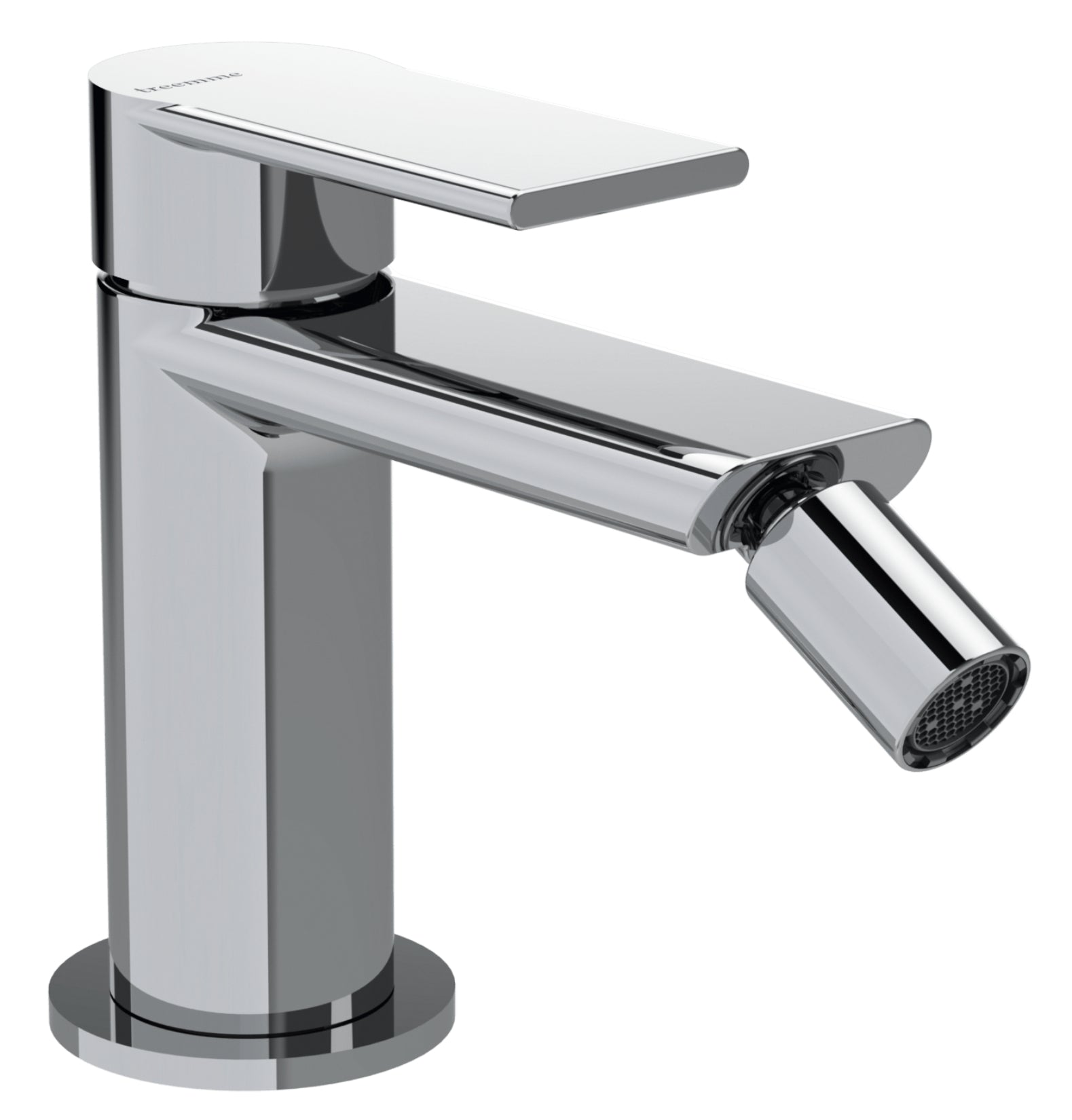 Rubinetterie Treemme 3M Contract Mars IT 9C22 CC MA ZZ Miscelatore Bidet Da Appoggio Monoforo 1 Manopola Miscelazione Meccanica Stile Moderno Altezza 118 mm Profondità 137 mm Materiale Ottone Finitura Cromata