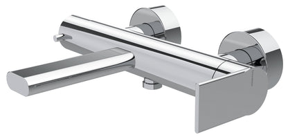 Rubinetterie Treemme 3M Contract Mars IT 9C50 CC MA ZZ Miscelatore Monocomando Esterno Vasca a Muro Senza Set Doccia Miscelazione Meccanica 2 Fori Stile Moderno Ottone Cromato