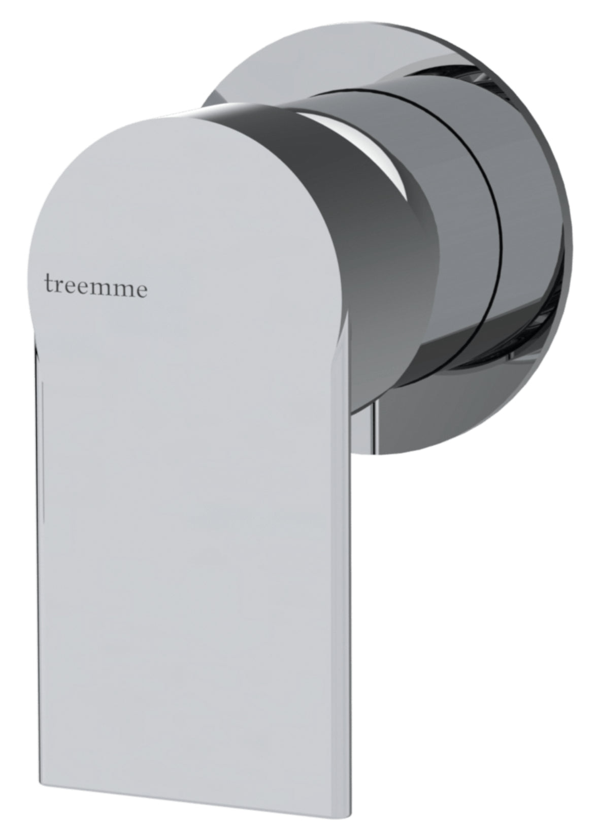 Rubinetterie Treemme 3M Contract Mars RWIT 9C59 CC 02 + RWIT 7C59 ZZ 01 Miscelatore Monocomando Remoto Lavabo / Doccia Incasso a Parete Forma Tonda Monoforo 1 Leva Stile Moderno Materiale Ottone Finitura Cromata Parte Interna Esterna Incluse