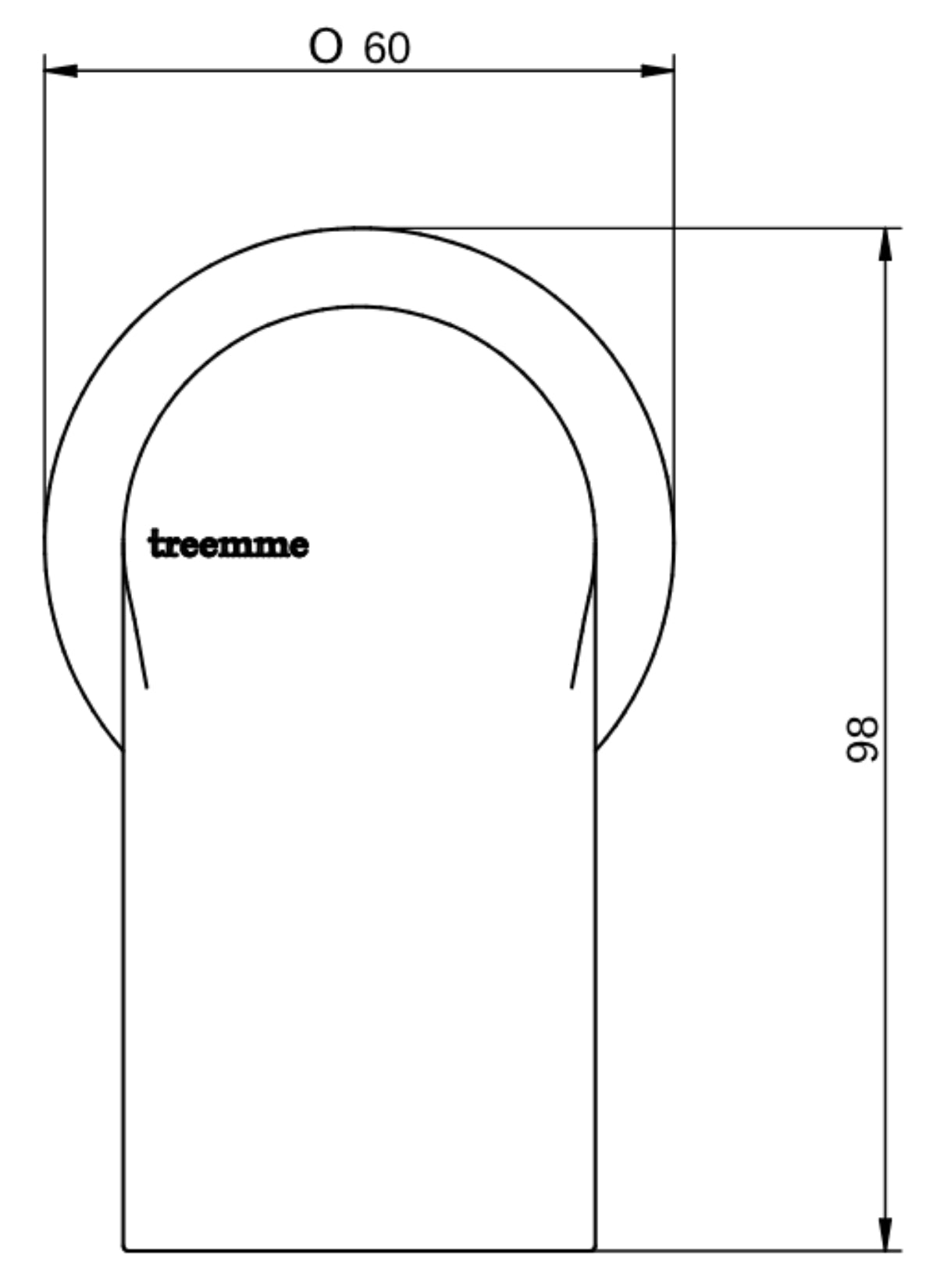 Rubinetterie Treemme 3M Contract Mars RWIT 9C59 CC 02 + RWIT 7C59 ZZ 01 Miscelatore Monocomando Remoto Lavabo / Doccia Incasso a Parete Forma Tonda Monoforo 1 Leva Stile Moderno Materiale Ottone Finitura Cromata Parte Interna Esterna Incluse