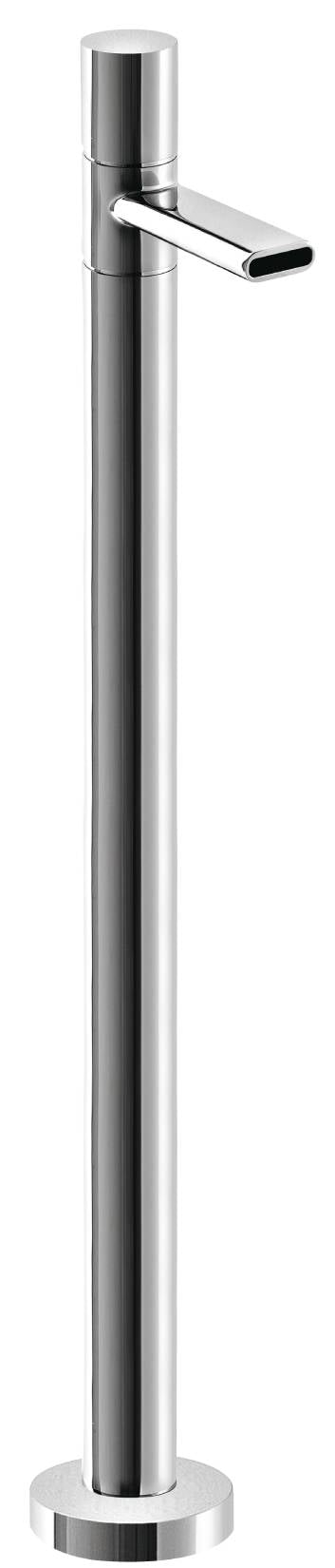 Rubinetterie Treemme Nanotech Nanotech RWIT 5414 CC 50 + RWIT 4A62 ZZ 50 Miscelatore Monocomando Lavabo Da Terra Materiale Ottone Finitura Cromata