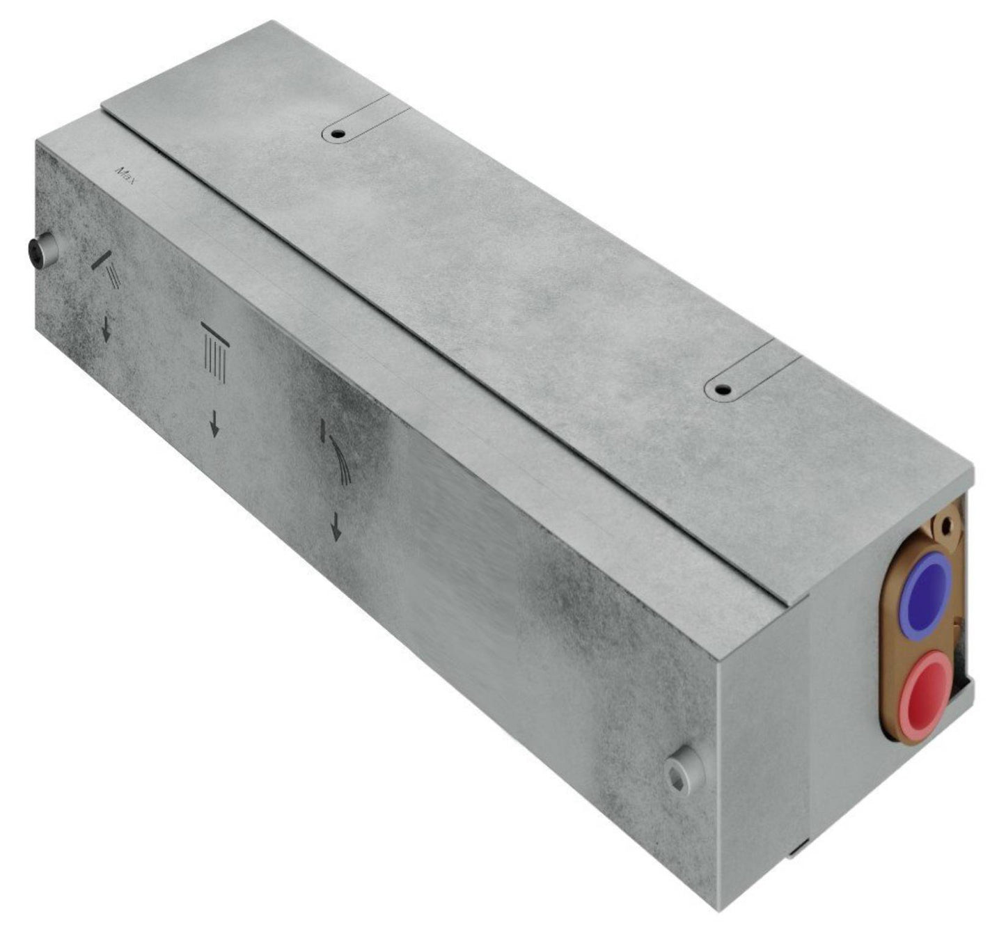 Rubinetterie Treemme 3M W-Touch RWIT 1B90 CC 01 + RWIT 1B90 ZZ 30 Miscelatore Doccia Meccanico Incasso 3 Uscite Parete 5 Fori Manopole Sistema Premi e Regola Parte Interna Esterna Incluse Stile Moderno Con Piastra Materiale Ottone Finitura Cromata