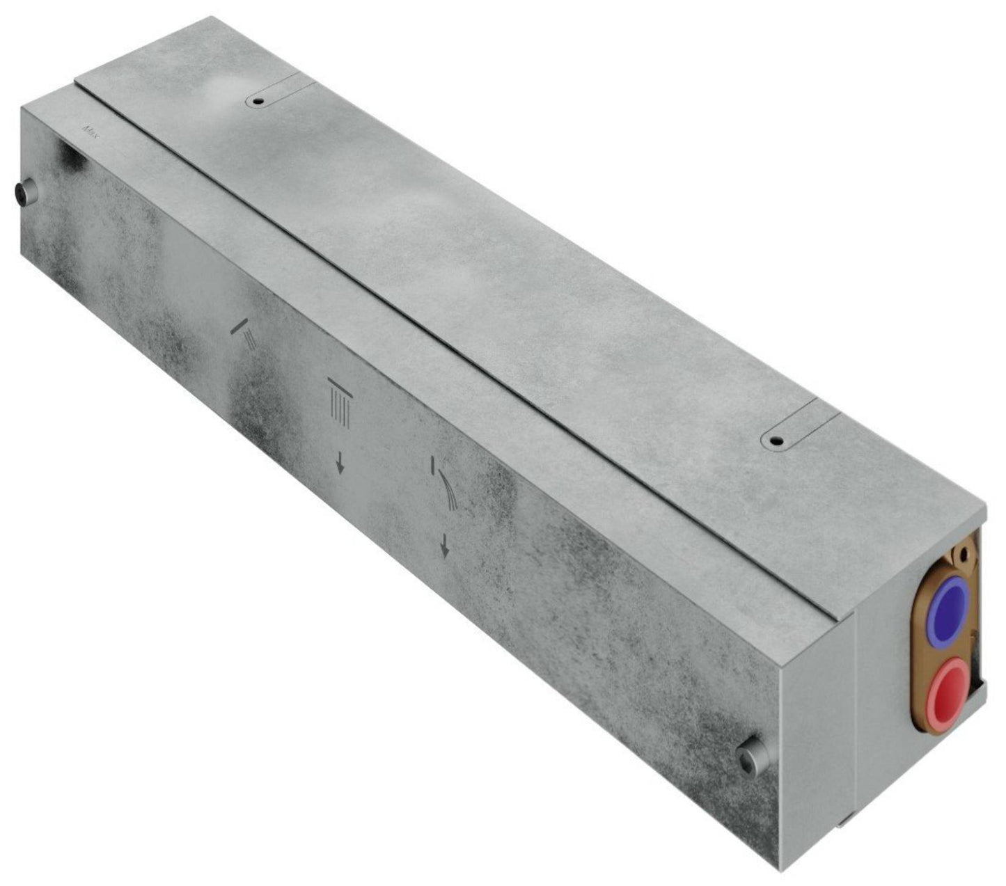 Rubinetterie Treemme 3M W-Touch RWIT 1B97 IS 01 + RWIT 1B97 ZZ 30 Miscelatore Doccia Meccanico Incasso 3 Uscite Parete 7 Fori 5 Manopole Stile Moderno Con Piastra Acciaio Inox Spazzolato Opaco Doccetta Metallo Flessibile PVC Parte Interna Esterna Incluse
