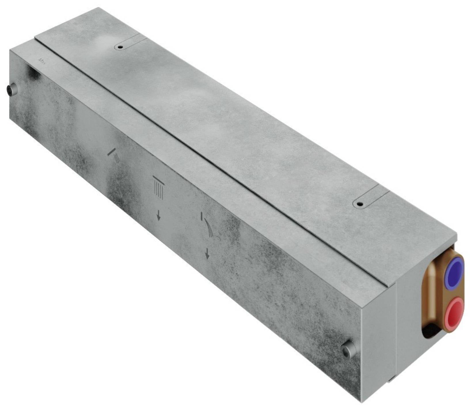 Rubinetterie Treemme 3M W-Touch RWIT 1B98 IS 01 + RWIT 1B98 ZZ 30 Miscelatore Doccia Termostatico Incasso 3 Uscite Parete 7 Fori 5 Manopole Stile Moderno Piastra Acciaio Inox Spazzolato Opaco Doccetta Metallo Flessibile PVC Parte Interna Esterna Incluse