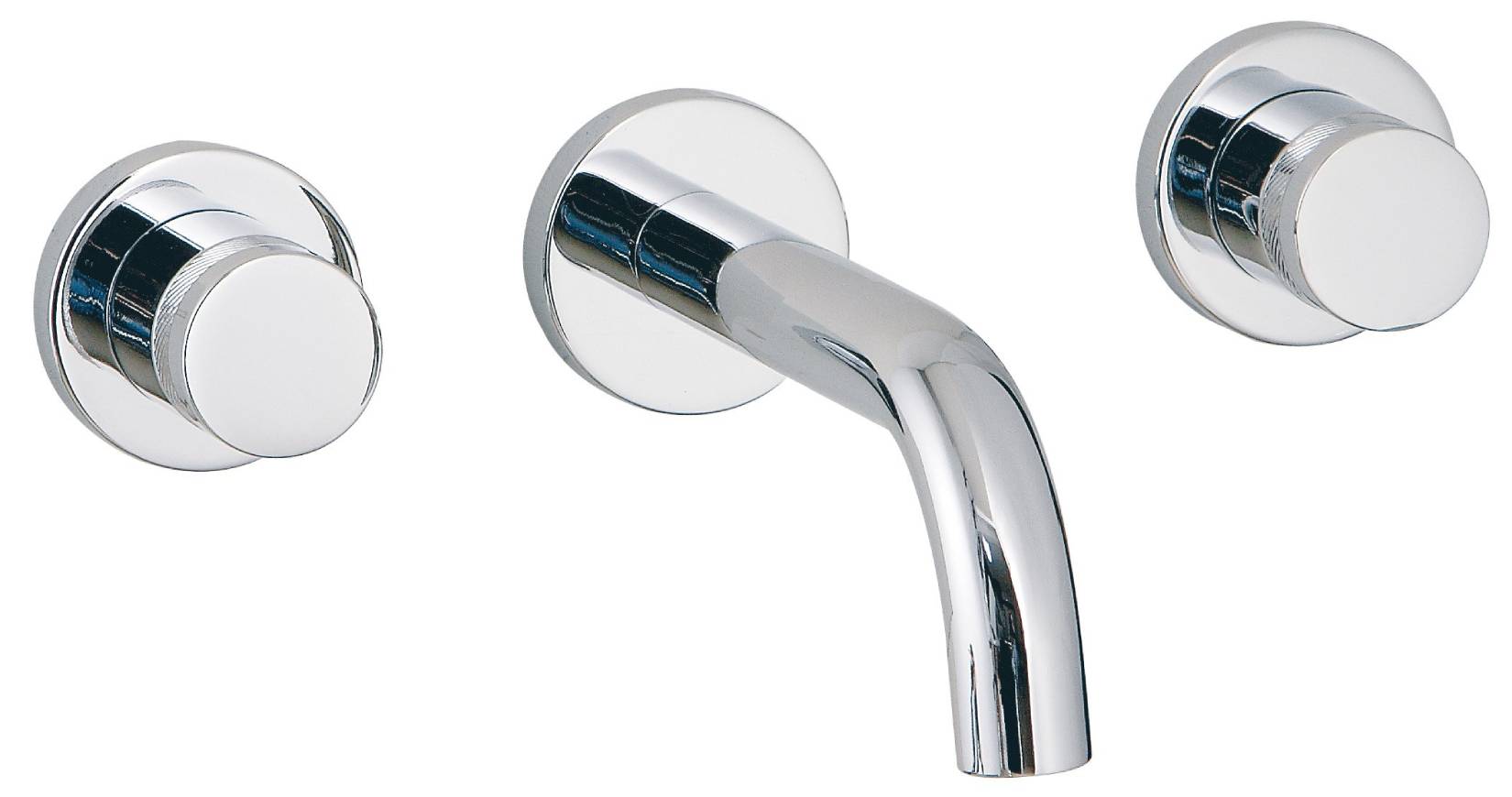 Rubinetterie Treemme X-CHANGE RWIT 7252 CC 50 + RWIT 3A60 ZZ 02 Miscelatore Gruppo Lavabo Incasso A Muro 170 mm Materiale Ottone Finitura Cromata