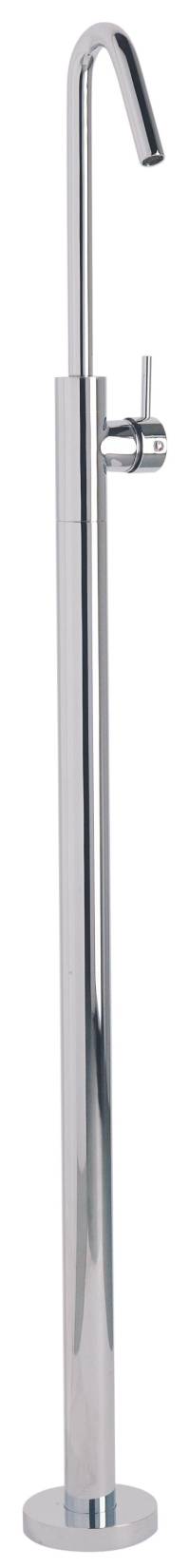 Rubinetterie Treemme X-CHANGE_mono RWIT 7514 CC 50 + RWIT 4A62 ZZ 50 Miscelatore Monocomando Lavabo Da Terra Materiale Ottone Finitura Cromata