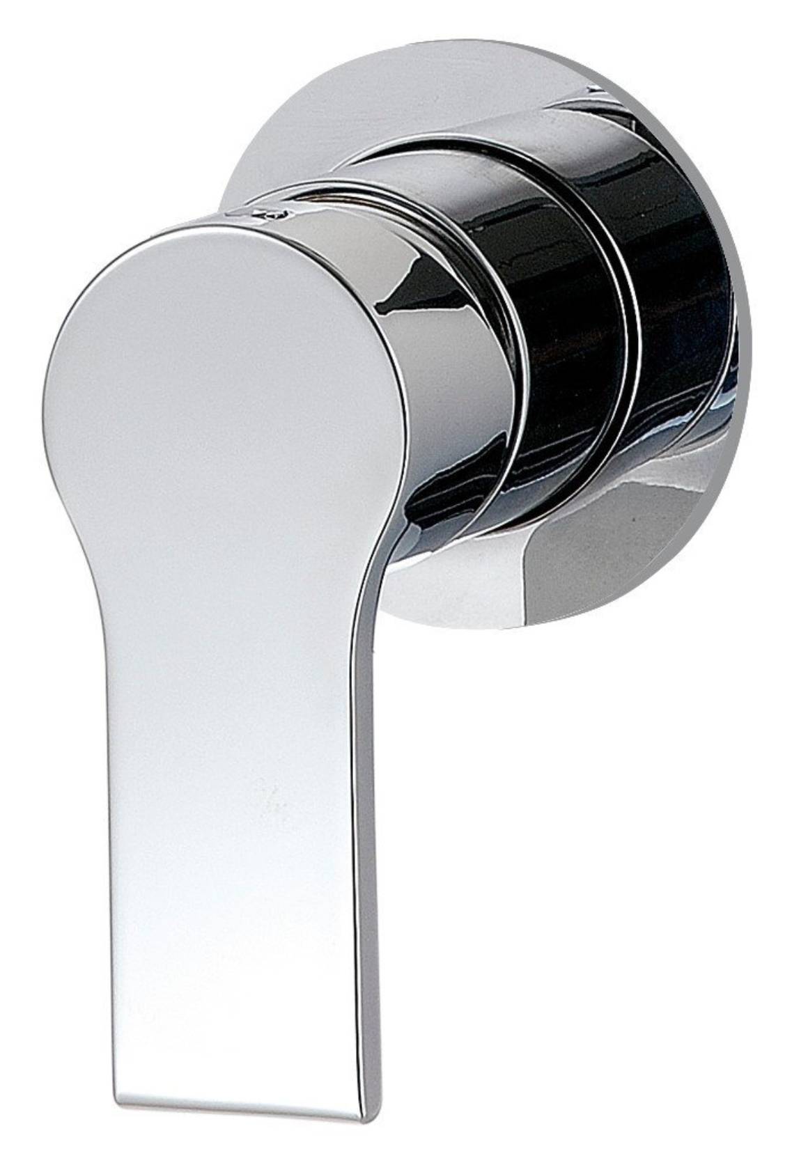 Rubinetterie Treemme 3M Contract Xero+ RWIT 7C59 CC 02 + RWIT 7C59 ZZ 01 Miscelatore Monocomando Remoto Lavabo / Doccia Incasso a Parete Forma Tonda Monoforo 1 Leva Stile Moderno Materiale Ottone Finitura Cromata Parte Interna Esterna Incluse