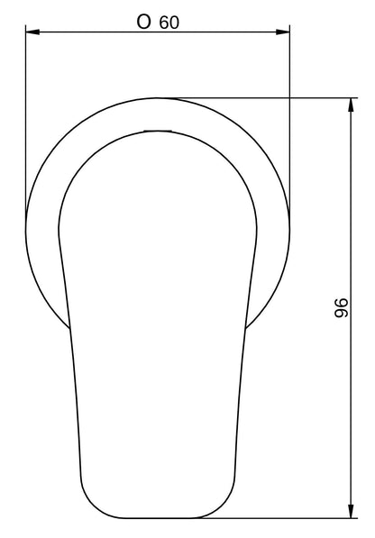 Rubinetterie Treemme 3M Contract ZIP RWIT 4908 CC 50 + RWIT 7C59 ZZ 01 Miscelatore Monocomando Meccanico Doccia Incasso A Parete Una Manopola Stile Moderno Materiale Ottone Finitura Cromata