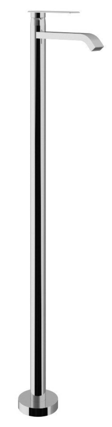 Rubinetterie Treemme 3M Ios RWIT 2A14 CC 50 + RWIT 4A62 ZZ 50 Miscelatore Lavabo Da Terra Altezza H1090 mm Monocomando Installazione Appoggio Pavimento Monoforo Stile Moderno Parte Incasso Esterna Incluse Materiale Ottone Finitura Cromata