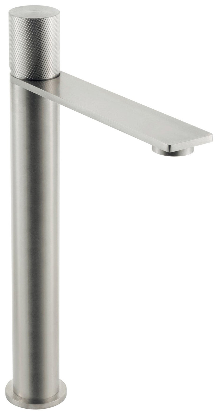 Rubinetterie Treemme 3M 3.6 IT 9A18 IS TZ ZZ Miscelatore Monocomando Lavabo 246 Appoggio 1 Manopola Monoforo Miscelazione Meccanica Stile Moderno Altezza 305 mm Lunghezza 193 mm Materiale Acciaio Finitura Inox Spazzolato Opaco