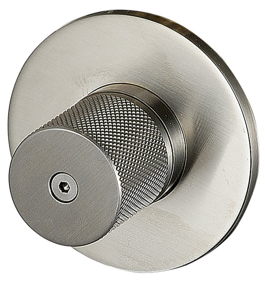 Rubinetterie Treemme 3M 22MM RWIT 11C8 IS 01 + RWIT 51A8 ZZ 03 Miscelatore Monocomando Monoforo Meccanico Doccia Incasso Parete Piastra 1 Manopola Una Via Stile Moderno Materiale Acciaio Spazzolato Opaco Inox Parte Interna Incasso Esterna Incluse