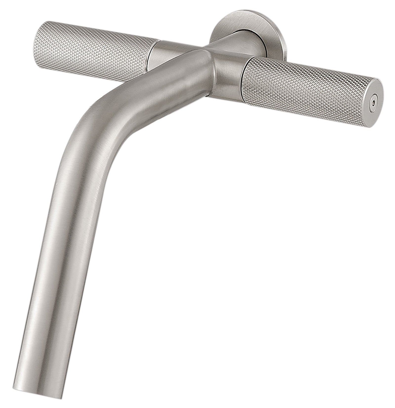 Rubinetterie Treemme 3M 22MM RWIT 6052 IS 03 + RWIT 6051 ZZ 02 Miscelatore Gruppo Monoforo Lavabo A Muro 213 mm 2 Leve Stile Moderno Materiale Acciaio Finitura Acciaio Spazzolato Opaco Inox Parte Interna Incasso Esterna Incluse