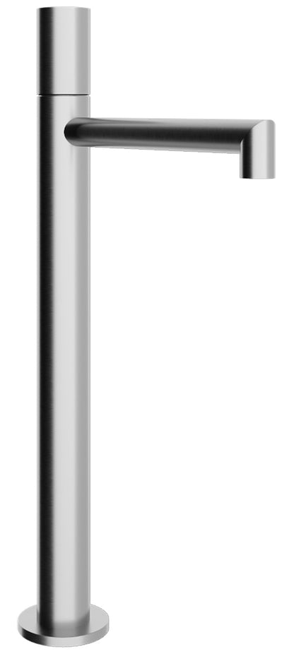 Rubinetterie Treemme 3M 28mm IT 3B18 IS GD ZZ Miscelatore Monocomando Lavabo 244 Appoggio 1 Manopola Liscia Monoforo Miscelazione Meccanica Forma Tonda Stile Moderno Altezza 326 mm Lunghezza 172 mm Materiale Acciaio Finitura Inox Spazzolato Opaco