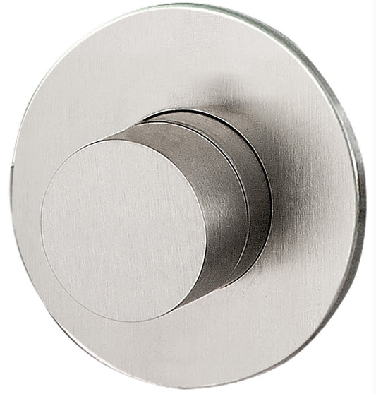 Rubinetterie Treemme 3M 28mm RWIT 72B6 IS 01 + RWIT 72B6 ZZ 01 Rubinetto D’Arresto 1/2” Installazione Parete Monoforo 1 Manopola Materiale Acciaio Finitura Inox Spazzolato Opaco Parte Interna Esterna Incluse