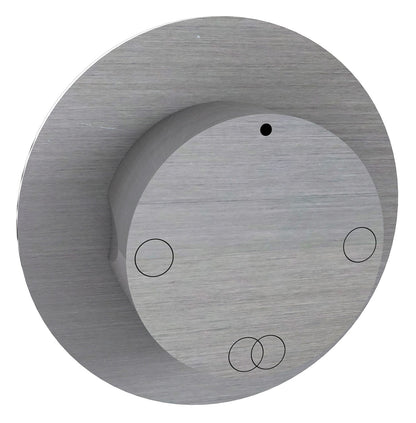 Rubinetterie Treemme 3M 28mm RWIT 75D5 IS 10 + RWIT 7AD5 ZZ 01 Rubinetto D’Arresto Deviatore Incasso 2 Uscite Installazione Parete Forma Tonda Monoforo 1 Manopola Materiale Acciaio Finitura Inox Spazzolato Opaco Parte Interna Esterna Incluse