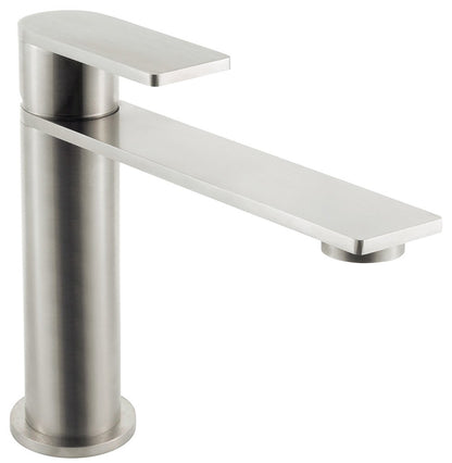 Rubinetterie Treemme 3M 3.6 IT 9A11 IS TS CL Miscelatore Monocomando Lavabo 106 Appoggio 1 Leva Monoforo Miscelazione Meccanica Stile Moderno Altezza 150 mm Lunghezza 193 mm Materiale Acciaio Finitura Inox Spazzolato Opaco