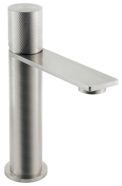 Rubinetterie Treemme 3M 3.6 IT 9A11 IS TZ ZZ Miscelatore Monocomando Lavabo 106 Appoggio 1 Manopola Monoforo Miscelazione Meccanica Stile Moderno Altezza 165 mm Lunghezza 153 mm Materiale Acciaio Finitura Inox Spazzolato Opaco