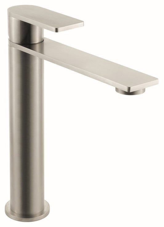 Rubinetterie Treemme 3M 3.6 IT 9A27 IS TS ZZ Miscelatore Monocomando Lavabo 166 Appoggio 1 Leva Monoforo Miscelazione Meccanica Stile Moderno Altezza 210 mm Lunghezza 193 mm Materiale Acciaio Finitura Inox Spazzolato Opaco