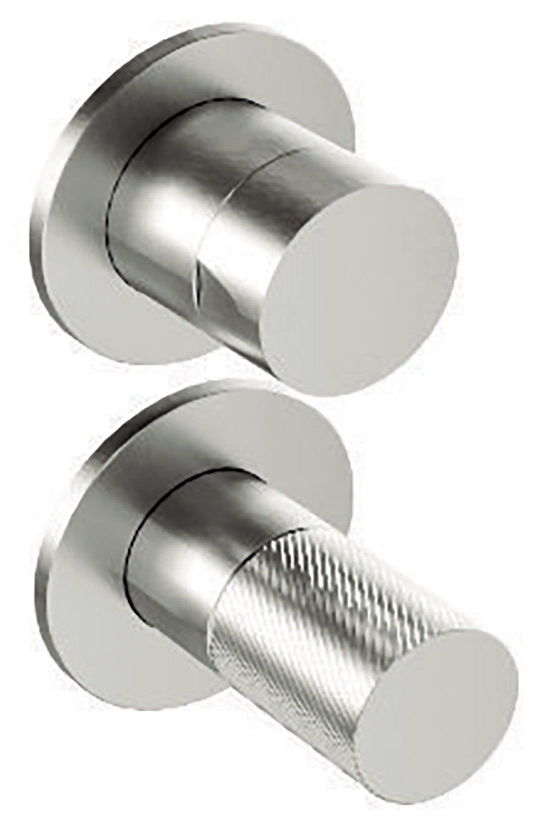 Rubinetterie Treemme 3M 3.6 RWIT 9AC3 IS 03 + RWIT 22A2 ZZ 01 Miscelatore Monocomando Doccia Incasso Parete Meccanico Deviatore 3 Vie Due Fori 1 Manopola Posizione Verticale Staffa Cartongesso Acciaio Inox Spazzolato Opaco Parte Interna Esterna Incluse