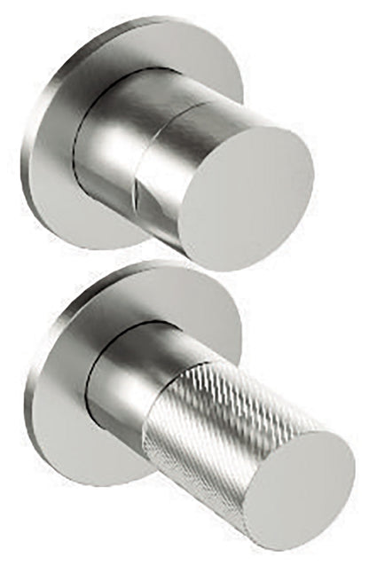 Rubinetterie Treemme 3M 3.6 RWIT 9AC3 IS 03 + RWIT 22A2 ZZ 01 Miscelatore Monocomando Doccia Incasso Parete Meccanico Deviatore 3 Vie Due Fori 1 Manopola Posizione Verticale Staffa Cartongesso Acciaio Inox Spazzolato Opaco Parte Interna Esterna Incluse