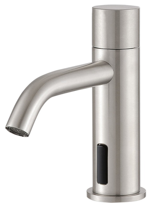 Rubinetterie Treemme 3M Electronic Washbasin Tap IT 1315 IS ZZ EL + IT RTRB 190 CC + IT 0401 IS ZZ ZZ Rubinetto Elettronico Fotocellula Lavabo 107 Elettrica Meccanico 1 Snodo T 2 Arresti Filtro Lunghezza 124 mm Altezza 188 mm Acciaio Inox Spazzolato Opaco