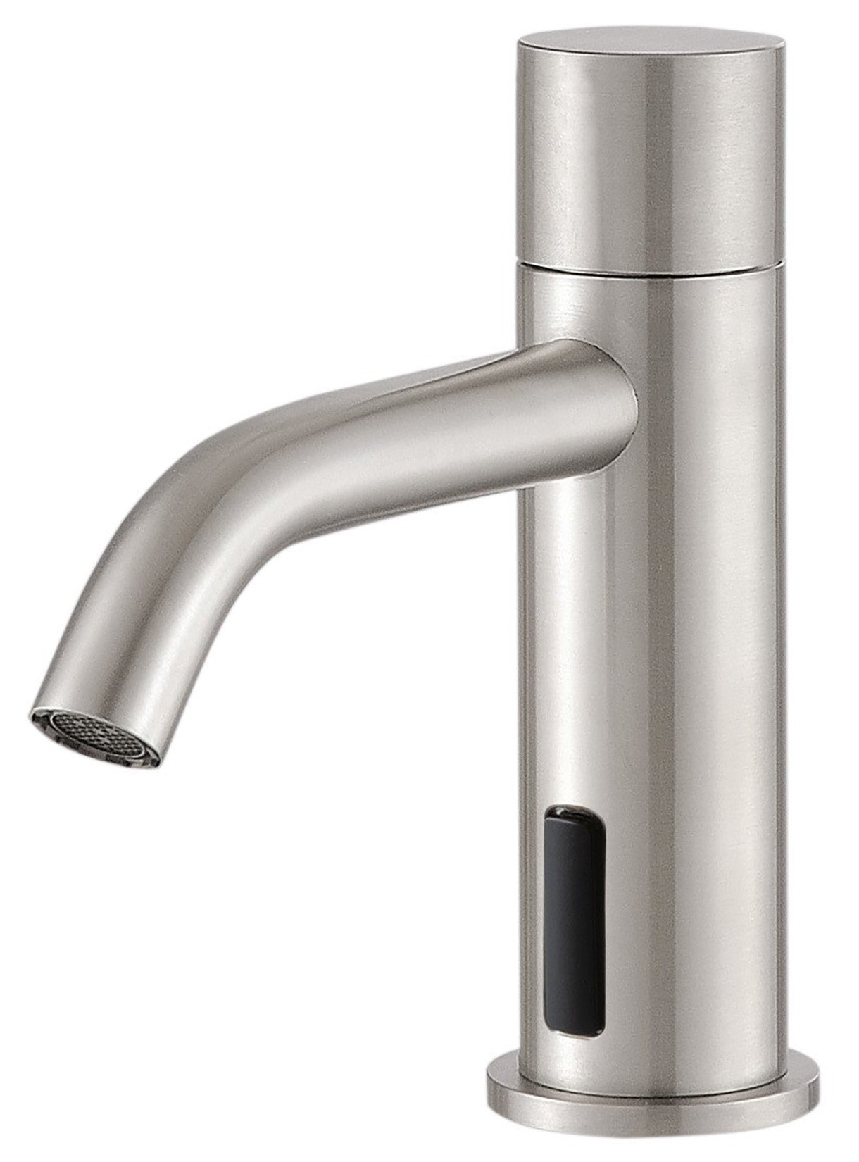 Rubinetterie Treemme 3M Electronic Washbasin Tap IT 1315 IS ZZ EL + IT 0401 IS ZZ ZZ Rubinetto Elettronico Fotocellula Lavabo 107 Appoggio Elettrico Standard Solo Acqua Fredda 1 Arresto Filtro Lunghezza 124 mm Altezza 188 mm Acciaio Inox Spazzolato Opaco