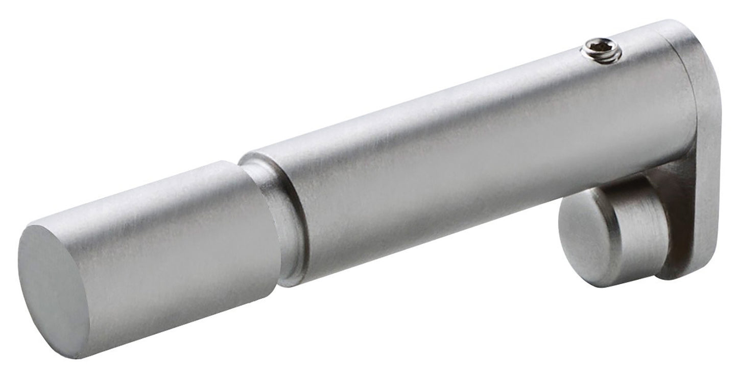Rubinetterie Treemme 3M 40mm IT 4Z11 IS ZZ ZZ Porta Abiti Accappatoi Per Bagno Installazione A Parete Lunghezza 71 mm Materiale Acciaio Finitura Inox Spazzolato Opaco