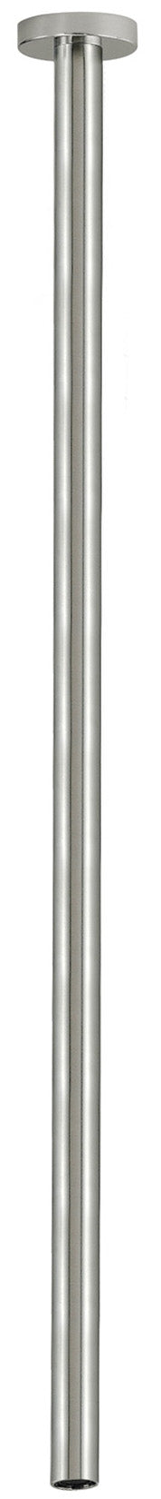 Rubinetterie Treemme 40MM Bocca Getto Erogazione Acqua Lavabo A Soffitto Con Rosone 1600 mm Stile Moderno Materiale Acciaio Finitura Acciaio Spazzolato Opaco Inox