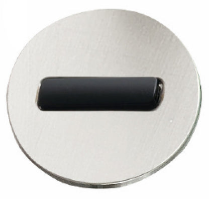 Rubinetterie Treemme 3M Electronic Washbasin Tap RWIT 1395 IS 10 + RWIT 2895 ZZ 05 Sensore Fotocellula Infrarossi Da Piano Appoggio Batteria Miscelazione Termostatica Tondo Monoforo Parte Interna Incasso Esterna Incluse Acciaio Inox Spazzolato Opaco 