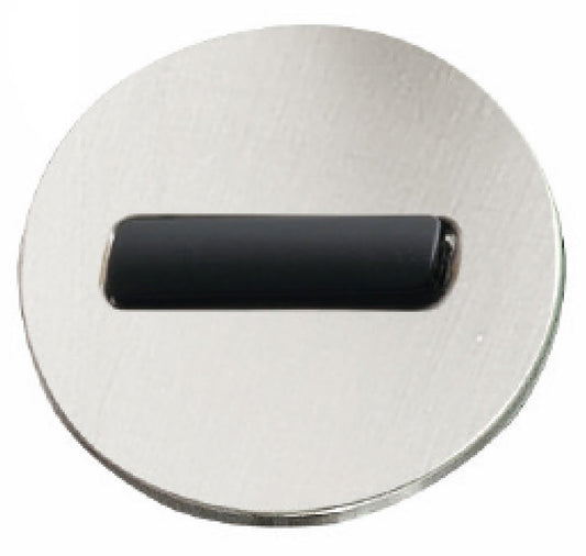 Rubinetterie Treemme 3M Electronic Washbasin Tap RWIT 1395 IS 10 + RWIT 2895 ZZ 05 Sensore Fotocellula Infrarossi Da Piano Appoggio Batteria Miscelazione Termostatica Tondo Monoforo Parte Interna Incasso Esterna Incluse Acciaio Inox Spazzolato Opaco 