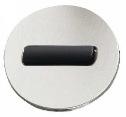 Rubinetterie Treemme 3M Electronic Washbasin Tap RWIT 1395 IS 30 + IT RTEL 026 ZZ 02 Sensore Fotocellula Infrarossi Da Piano Con Elettrica Standard Solo Acqua Fredda Forma Tonda Monoforo Parte Interna Incasso Esterna Incluse Acciaio Inox Spazzolato Opaco