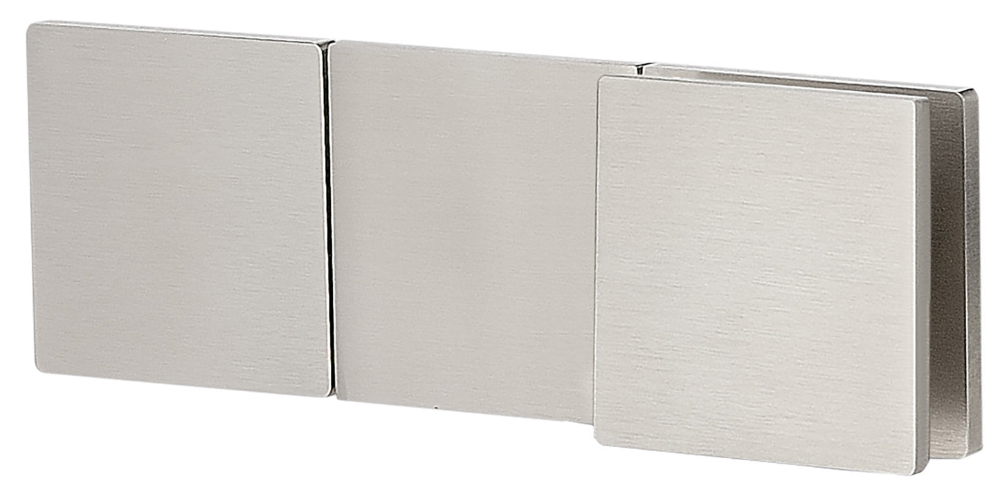 Rubinetterie Treemme 3M 5MM RWIT 2808 IS 96 + RWIT 2808 ZZ 98 Miscelatore Monocomando Meccanico Remoto Lavabo Doccia Incasso A Parete Con Piastra 3 Fori Una Manopola Una Via Stile Moderno Acciaio Inox Parte Interna Esterna Incluse