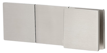 Rubinetterie Treemme 3M 5MM RWIT 2808 IS 96 + RWIT 2808 ZZ 98 Miscelatore Monocomando Meccanico Remoto Lavabo Doccia Incasso A Parete Con Piastra 3 Fori Una Manopola Una Via Stile Moderno Acciaio Inox Parte Interna Esterna Incluse