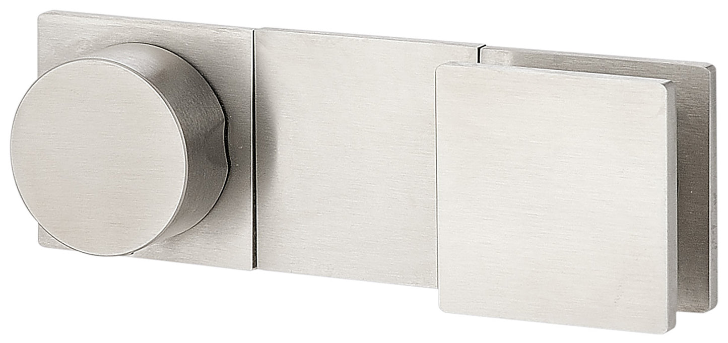 Rubinetterie Treemme 3M 5MM RWIT 2849 IS 96 + RWIT 2849 ZZ 98 Miscelatore Monocomando Meccanico Vasca / Doccia Incasso A Parete Con Piastra 3 Fori Una Manopola 2 Vie Stile Moderno Acciaio Inox Parte Esterna Interna Incluse