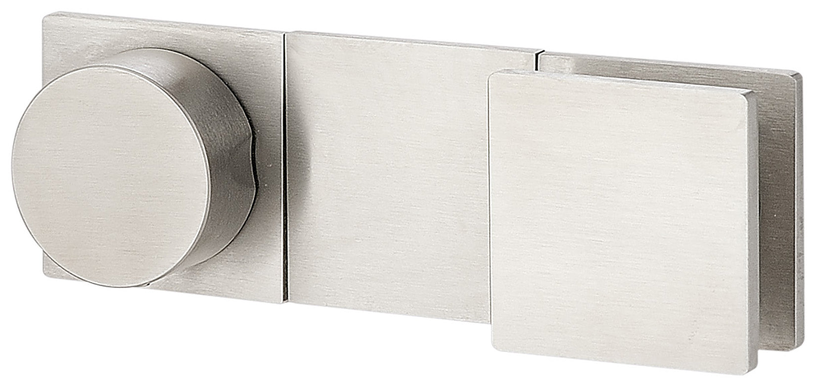 Rubinetterie Treemme 3M 5MM RWIT 2849 IS 96 + RWIT 2849 ZZ 98 Miscelatore Monocomando Meccanico Vasca / Doccia Incasso A Parete Con Piastra 3 Fori Una Manopola 2 Vie Stile Moderno Acciaio Inox Parte Esterna Interna Incluse