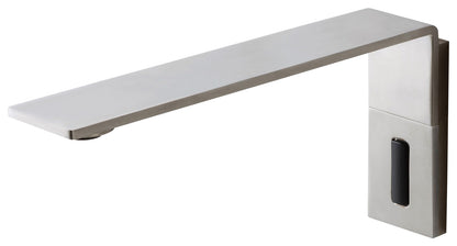 Rubinetterie Treemme 3M Electronic washbasin tap RWIT 2896 IS 02 + RWIT 2895 ZZ MX Rubinetto Elettronico Fotocellula Lavabo 230 Alimentazione Batteria Miscelazione Termostatica Muro Altezza 120 Lunghezza 256 mm Parte Interna Esterna Incluse Acciaio Inox