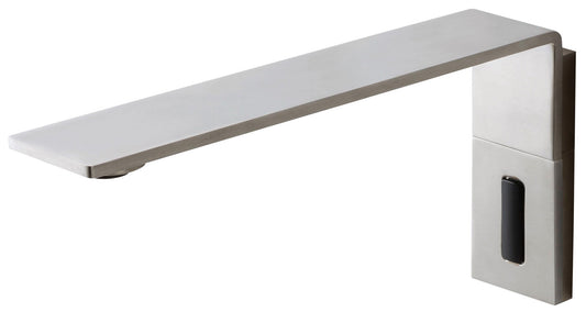 Rubinetterie Treemme 3M Electronic washbasin tap RWIT 2896 IS EL + RWIT 2895 ZZ MX Rubinetto Elettronico Fotocellula Lavabo 230 Elettrico Miscelazione Termostatica Muro Monoforo Altezza 120 mm Lunghezza 256 mm Parte Interna Esterna Incluse Acciaio Inox