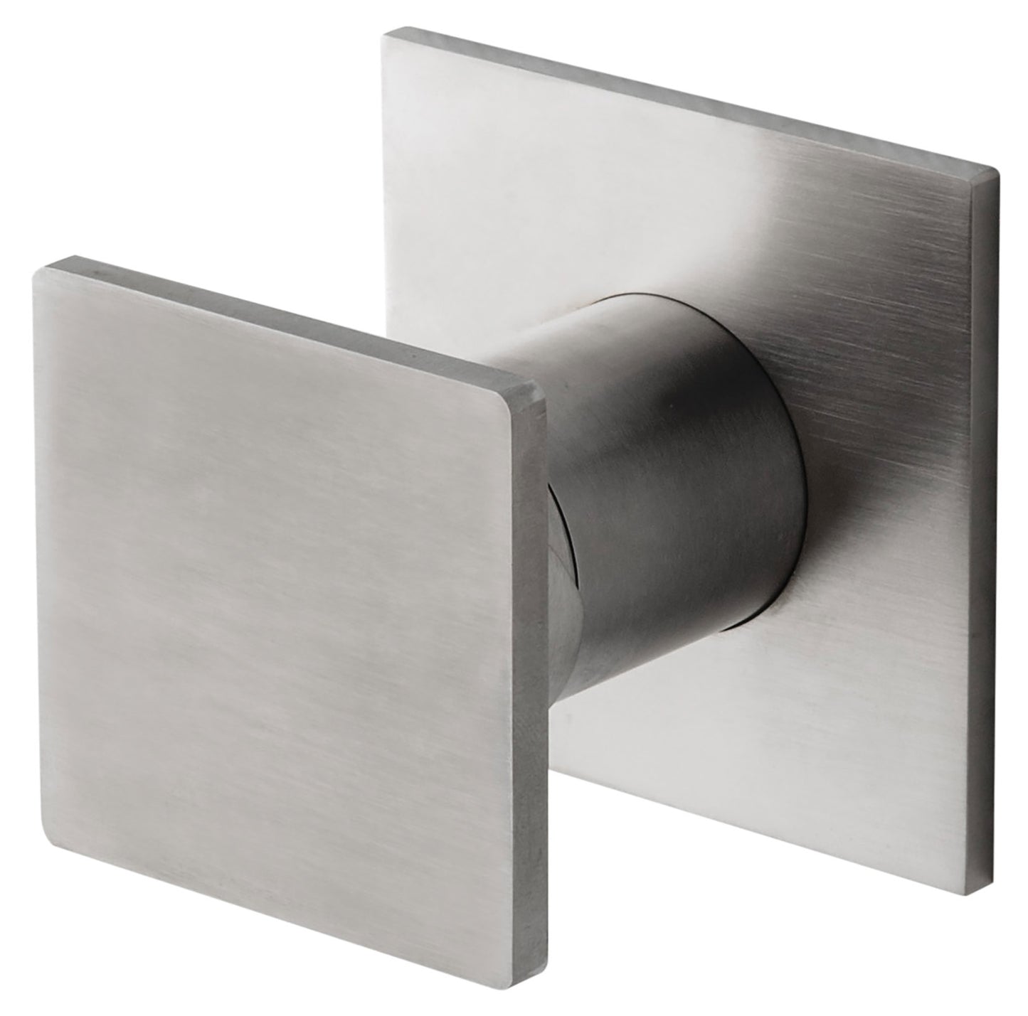 Rubinetterie Treemme 3M 5MM RWIT 28C8 IS 04 + RWIT 51A8 ZZ 03 Miscelatore Monocomando Monoforo Meccanico Remoto Lavabo Doccia Incasso A Parete Con Piastra Una Manopola 1 Via Stile Moderno Acciaio Inox