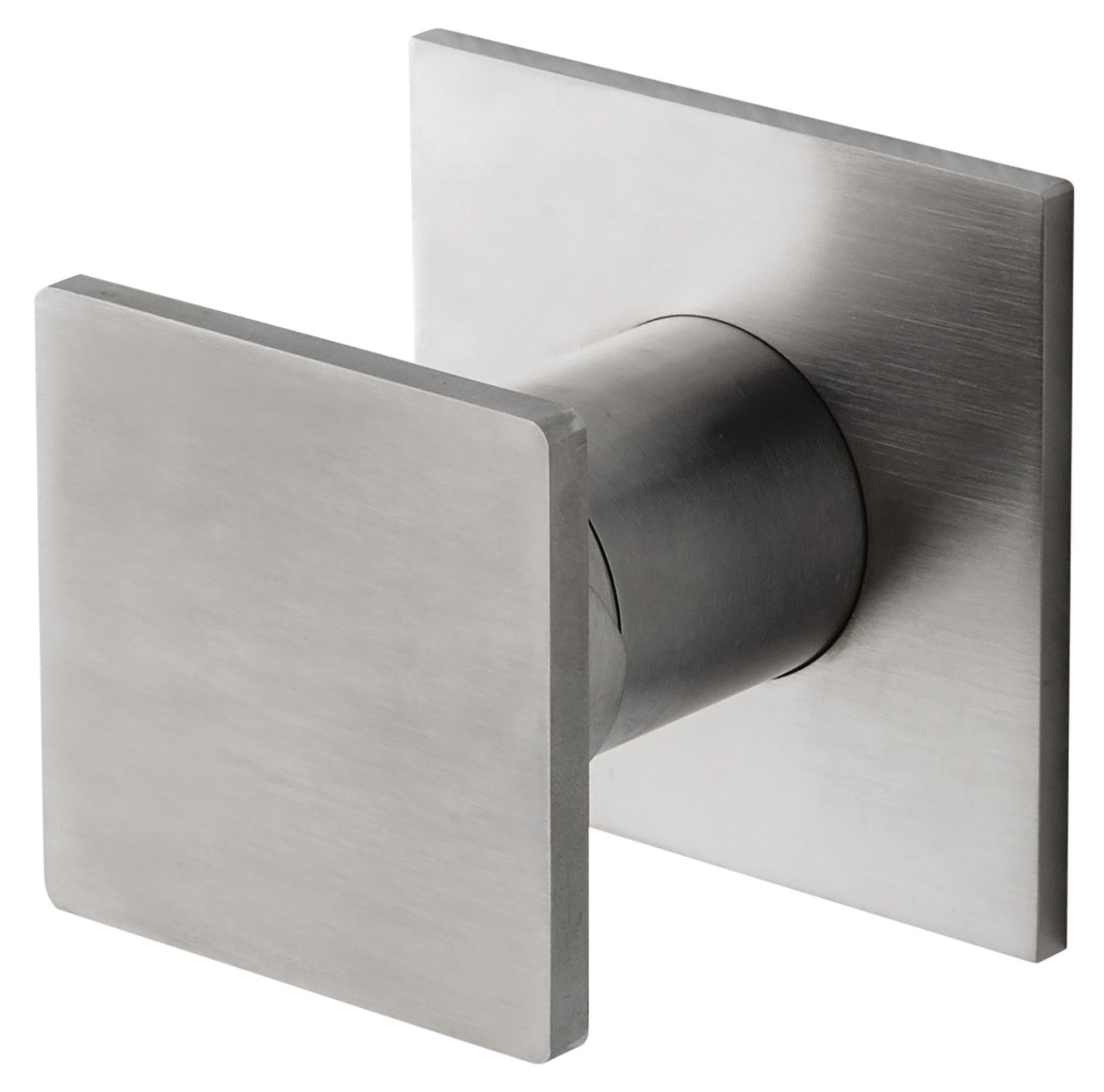 Rubinetterie Treemme 3M 5MM RWIT 28C8 IS 04 + RWIT 51A8 ZZ 03 Miscelatore Monocomando Monoforo Meccanico Remoto Lavabo Doccia Incasso A Parete Con Piastra Una Manopola 1 Via Stile Moderno Acciaio Inox