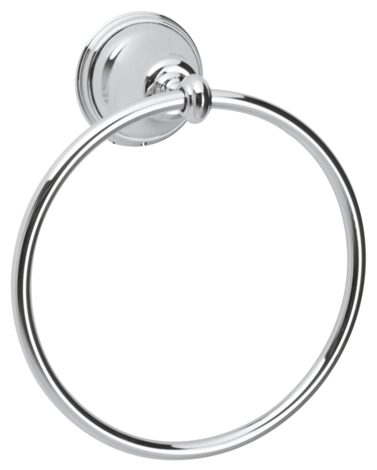 Rubinetterie Treemme 3M 8200 IT 8221 CC ZZ ZZ Portasalviette Ad Anello Per Bagno Installazione A Parete Forma Tonda Diametro Ø 185 mm Materiale Ottone Finitura Cromata