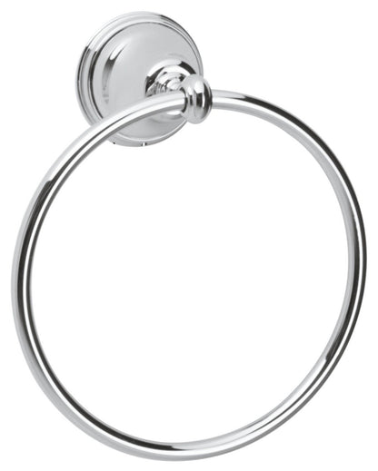 Rubinetterie Treemme 3M 8200 IT 8221 CC ZZ ZZ Portasalviette Ad Anello Per Bagno Installazione A Parete Forma Tonda Diametro Ø 185 mm Materiale Ottone Finitura Cromata