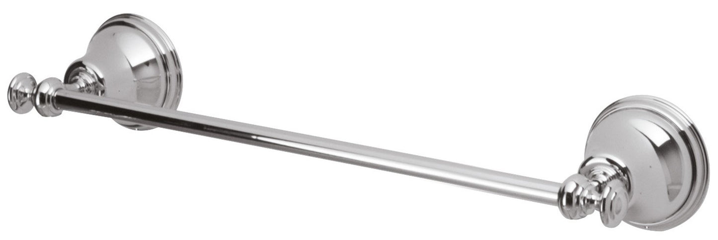 Rubinetterie Treemme 3M 8200 IT 8224 CC ZZ ZZ Portasalviette Per Bagno Installazione A Parete Forma Tonda Stile Classico Lunghezza 371 mm Profondità 87,5 mm Materiale Ottone Finitura Cromata