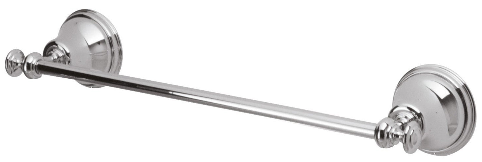 Rubinetterie Treemme 3M 8200 IT 8224 CC ZZ ZZ Portasalviette Per Bagno Installazione A Parete Forma Tonda Stile Classico Lunghezza 371 mm Profondità 87,5 mm Materiale Ottone Finitura Cromata