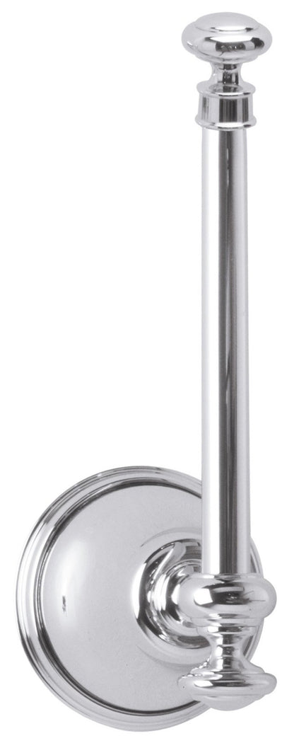 Rubinetterie Treemme 3M 8200 IT 8228 CC ZZ ZZ Portacarta Porta Rotolo Carta Igienica Di Scorta In Verticale Per Bagno Installazione A Parete Forma Tonda Stile Classico Altezza 195 mm Profondità 87 mm Materiale Ottone Finitura Cromato