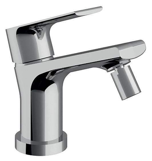 Rubinetterie Treemme 3M Contract Bamboo IT 5022 CC BM ZZ Miscelatore Monocomando Bidet Monoforo Appoggio 1 Leva Stile Moderno Miscelazione Meccanica Altezza 136 mm Lunghezza 146 mm Ottone Cromato