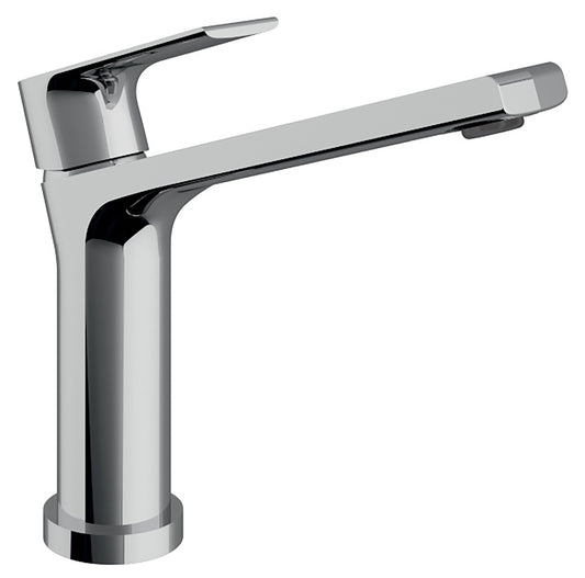 Rubinetterie Treemme 3M Contract Bamboo IT 5027 CC BM ZZ Miscelatore Monocomando Lavabo 160 Appoggio 1 Leva Monoforo Miscelazione Meccanica Stile Moderno Altezza 187 mm Lunghezza 207 mm Materiale Ottone Finitura Cromata